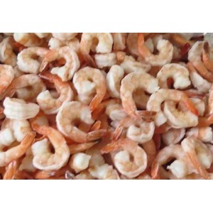 Shrimp baths (royal), peeled with tail 5 kg, 30-40 pcs / kg wholesale