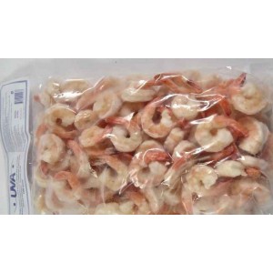 Shrimp baths, peeled with tail, / m, 31-40, for wholesale network