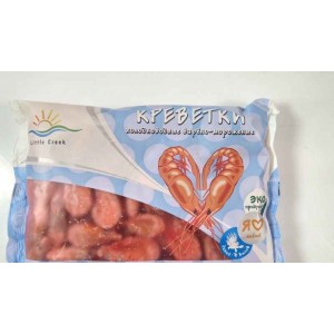 Shrimp, cooked / frozen, 70-90 pcs / kg, 5 x 0.8 kg gross