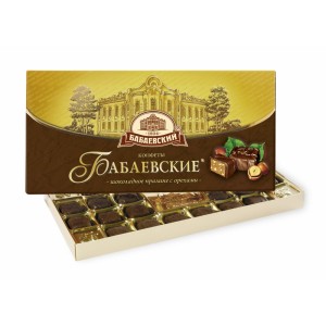 Babaevskie chocolate praline with nuts wholesale