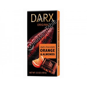 Imported Russian dark chocolate Darx orange & almonds