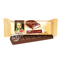 Chocolate Stick Alyonka with Milk-Cereal Filling