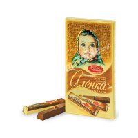 Imported Russian Chocolate sticks Alionka with Condensed Milk