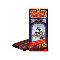 Elite chocolate "Russian Chocolate" bitter aerated 70%