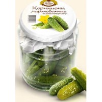 Pickled Gherkins 3-6 cm in homely recipe 550ml. wholesale 