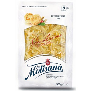 Pasta La Molisana 104 Fettuccine noodles in the nests, 500 grams gross 
