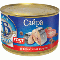 Saury in tomato sauce 250g. wholesale