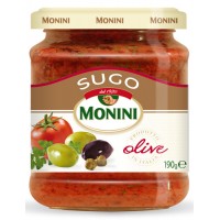 Tomato sauce with olives Monini 200g wholesale
