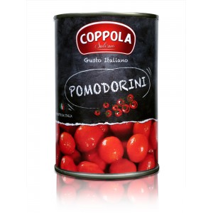 Cherry Tomatoes in their own juice "Coppola" 400gr. wholesale