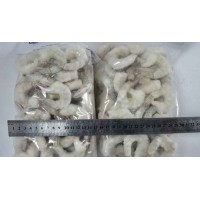 Prawns, peeled with tail shtkg 26-30, 10 x 1 kg gross