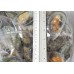 Mussels on a single leaf, M, 30-45 pcs / kg, the gross premium