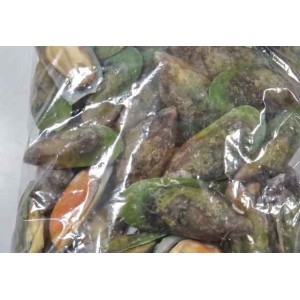 Mussels on a single leaf, 45-60 pcs / kg, the gross premium