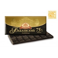 Babaev Elitnyy75% cocoa 200g wholesale