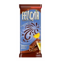 Milk chocolate FELICITA ® Viva la Notte Candied Lemon liqueur and wholesale