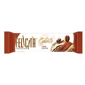 Milk chocolate FELICITA GELATO Caffe a Letto stuffed tasteful creamy coffee ice cream in bulk