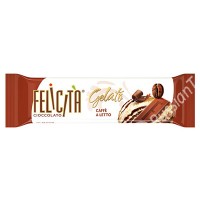 Milk chocolate "Felicita gelato" Caffe a Letto filled with taste creamy coffee ice cream