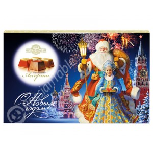 Candies Santa on Red Square assorted