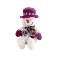 New Year Gift - "Snowman" 420 g (fluffy toy)