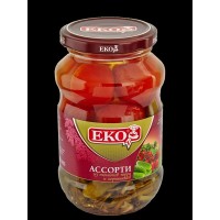 Assorted EKO of gherkin and cherry tomatoes, 720 gr. wholesale