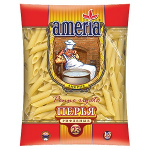Pasta Ameria feathers grooved 400g wholesale