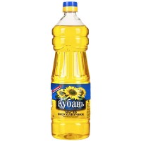 Sunflower unrefined oil, "Kuban" 1l. wholesale