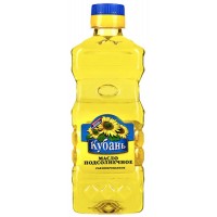 Refined sunflower oil, "Kuban" 0,35l. wholesale
