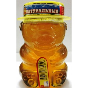 Honey natural mountain (Ivanteevka) Bear 350gr. wholesale