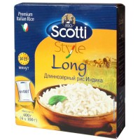 Rice Riso Scotti Long white in the cooking bag 400g wholesale